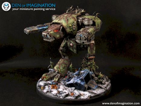 Nurgle Warhound Titan by DEN of IMAGINATION