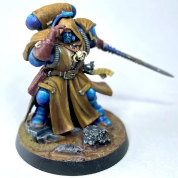 Primaris Librarian in Phobos Armour by carlosferreira