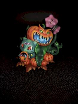 Bulbasaur (Halloween edition) by Myonmu