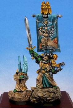 Dark Angels grand master Azrael by Flameon