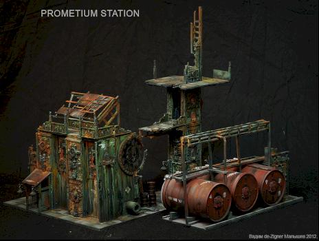 Prometium Station by de-Zigner
