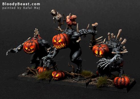 Halloween Pumpkin Head Crypt Horrors by BloodyBeast.com