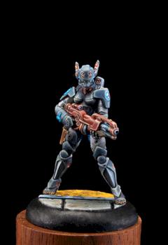 Infinity PanOceania Orc Trooper by Darklyte Productions