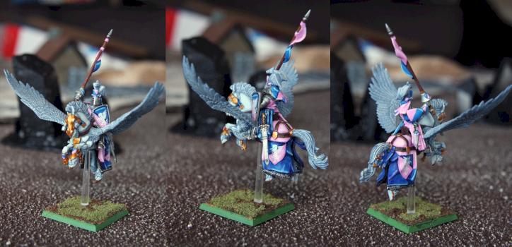 Bretonnian Pegasus Knight by mrsw0nka