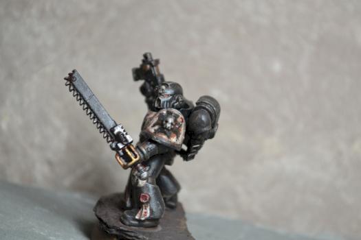 Black Templar Initiate Close up by Eye0fHoruS