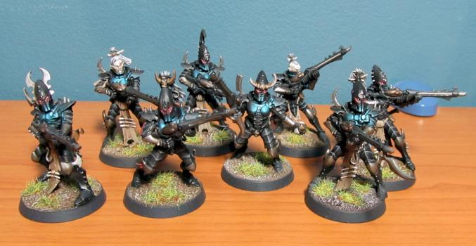 Dark eldar warriors by Ulthanash Shelwé