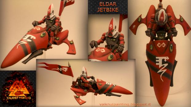 Eldar Saim-Hann Windrider Jetbike by Valknut Painting