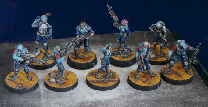 Infinity Merovingian Sectorial Army by Basselope