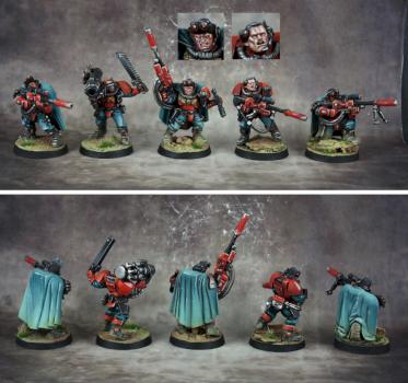 Blood Angels Scout Squad by Fonsy