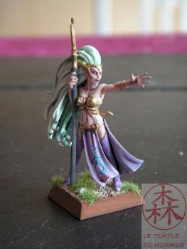 Dark Elf Sorceress by Morikun