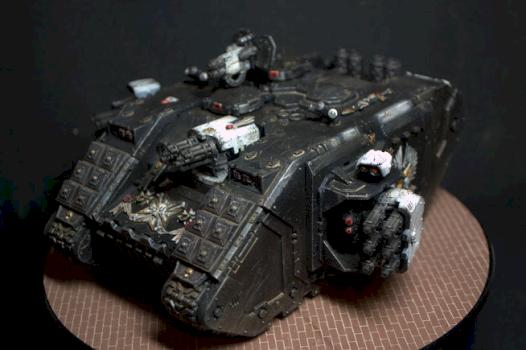 Black Templar Land Raider Crusader by Eye0fHoruS