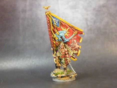 Vostroyan Standard Bearer by Lokeus