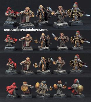 Dwarves Female Characters by Scibor