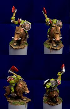 Orc boar rider by Pahaere