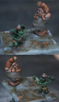 Slayer vs Snotling by Basselope