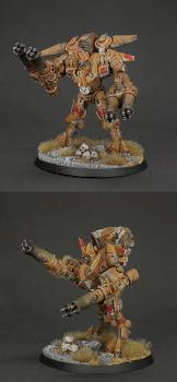 Warhammer 40k Forge World TAU XV9 WITH TWIN-LINKED BURST CANNON by tytan_warrior