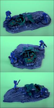 Crashed Space Marine Land Speeder by il_mix