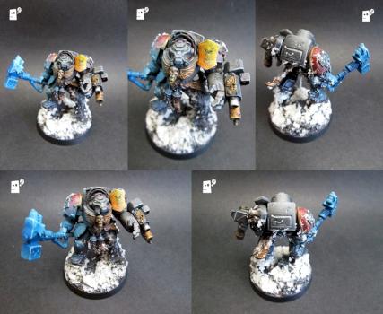 Space wolves - Terminator Lord - Combi flamer Thunder Hammer by NeedMoreSiesta