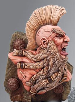 Scibor Monstrous Miniatures - Sigurt the Slash Bust - total height 120mm by Scibor