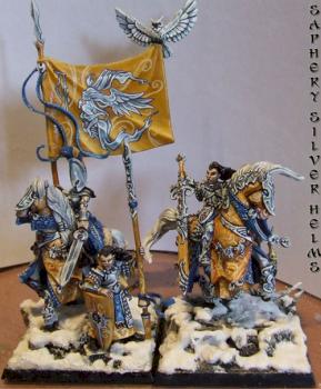 Yelmos plateados/ Silver helms WIP by juza