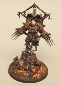 Chaos space marine lord with jump pack. by duck21