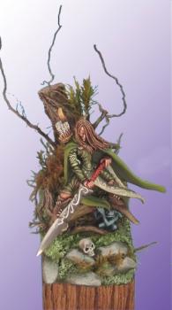 Seigneur elfe sylvain - Wooden elf lord by JMC