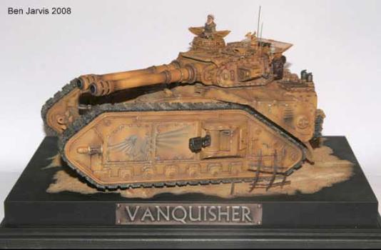 Macharius Vanquisher - Tallarn Desert Pattern by rocketandroll