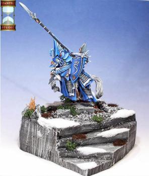 High Elves Lord on Elven Steed by MantraStudio
