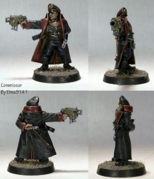 Imperial Guard Commissar by Elmo9141