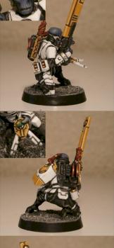 Tau Fire Warrior Captain by Treveron