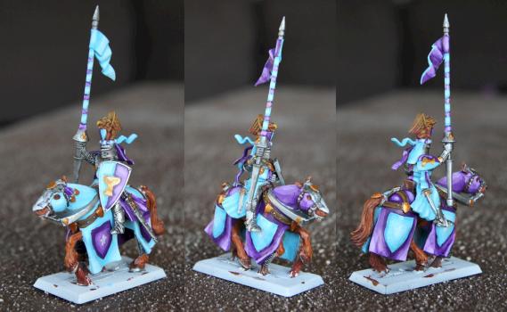 Bretonnian Grail Knight by mrsw0nka