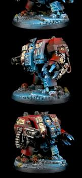 Blood Angels Librarian Dreadnought 2 by moojo