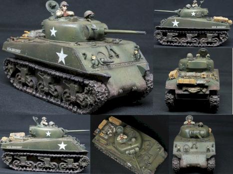 28mm Bolt Action US M4A3 75mm Sherman by mminghella71