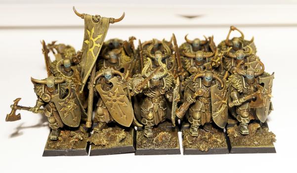 Chaos Warriors of Nurgle by clive_is_great