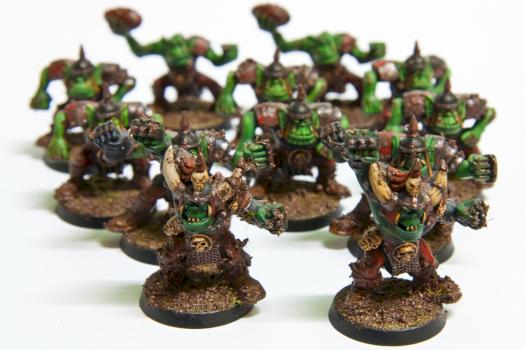 Blood Bowl Orc Team by fer_shi