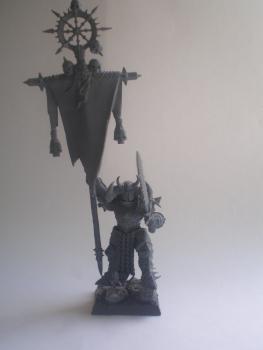 Battle Standard Bearer Warriors of Chaos - scratch build by nebruikersgaam