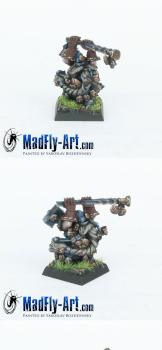 Dwarf Runelord with Great Weapon by MadFlyArtStudio