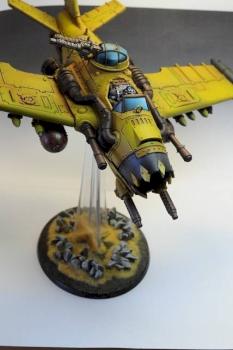 WARHAMMER 40K Ork Bommer / Dakkajet / Blitza-boomer PRO-PAINTED/ Bombardero Orko by javigi88