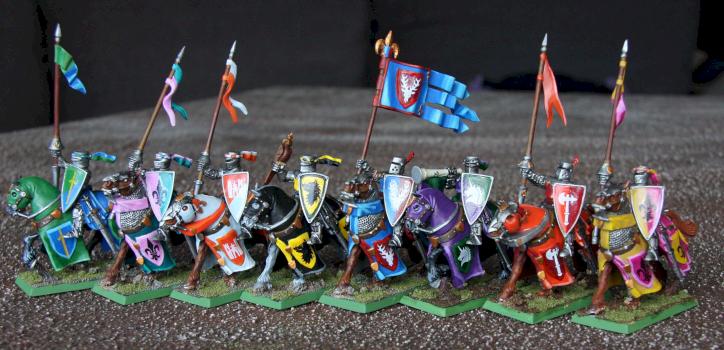 Bretonnian Knights by mrsw0nka