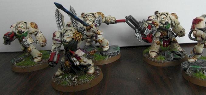 Deathwing Terminator squad by baddruck
