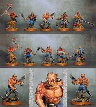 Chaos Cultists of Mad Claws Warband by Hellogre