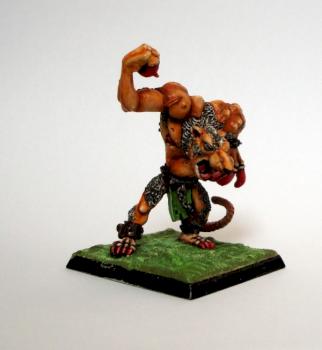 Blood Bowl rat ogre by jonathanaros