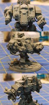 Chaos Marine Slaanesh Dreadnought by LuckyNo.5