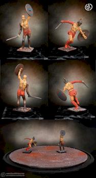 Red sand , blue sky - gladiators , arena. by basxx