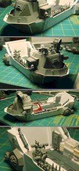 Chaos Marine Patrol Boat WIP by LuckyNo.5