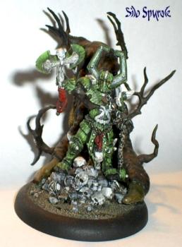 Chaos Champion of Khorne by SiloSpyrole