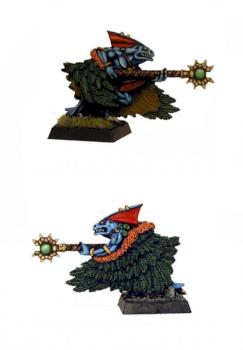 Skink Priest by ReyAragorn