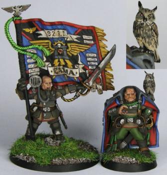 Ursarkar Creed & Jarran Kell - Imperial Guard GQ by AlaricCantonain