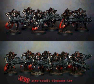 Necron Army Immortals by ACME-Studio