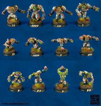 Blood Bowl Orc Team by MaybugM